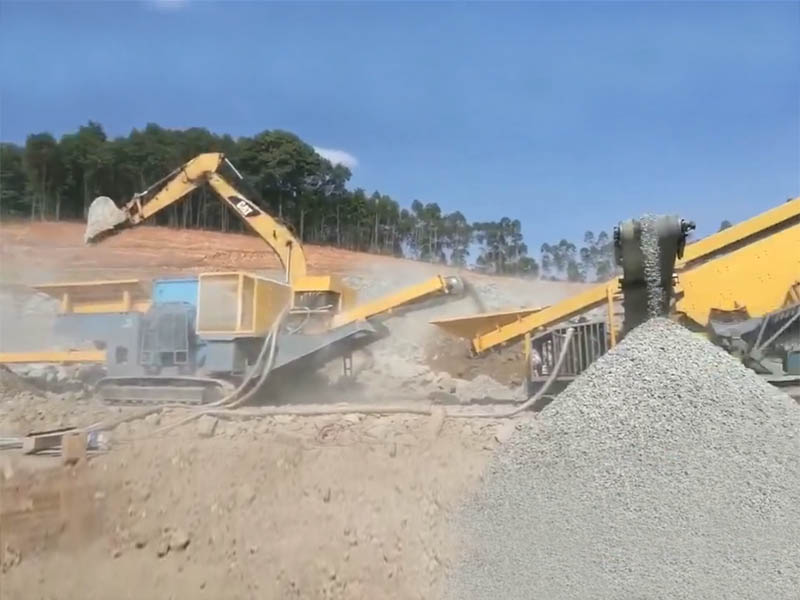 移动式石料制砂生产线